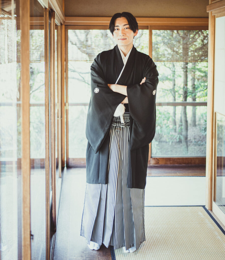 男性紋付袴
