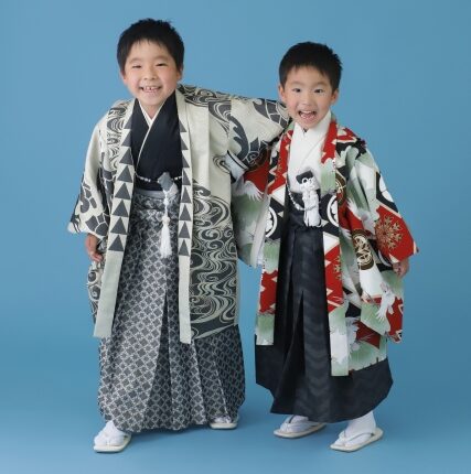 七五三　五歳紋付袴　紋服