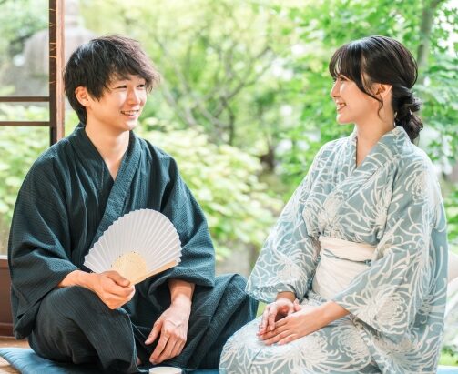浴衣　男性女性